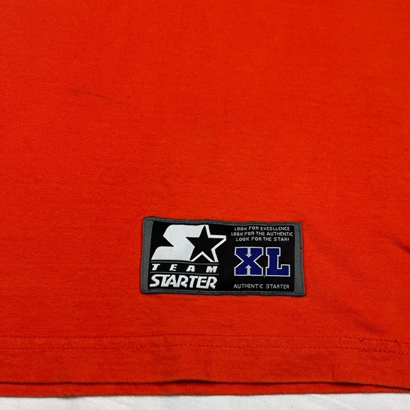 Vtg Starter Clemson Tigers Men’s T-Shirt XL 90s Y2K Embroidered Orange A7 - Picture 6 of 7